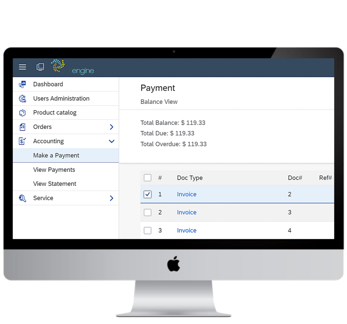 Payment Processing in B2B Portal - Softengine e-Learning