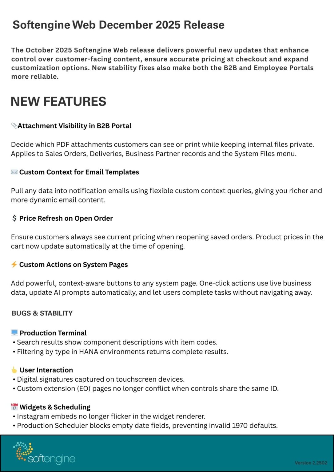 Portals 2.2502: What’s New in Portals - Softengine e-Learning